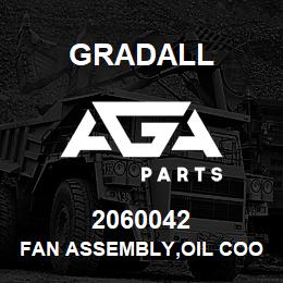 2060042 Gradall FAN ASSEMBLY,OIL COOLER | AGA Parts