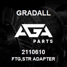 2110610 Gradall FTG,STR ADAPTER | AGA Parts