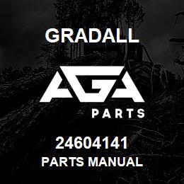 24604141 Gradall PARTS MANUAL | AGA Parts