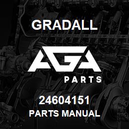 24604151 Gradall PARTS MANUAL | AGA Parts