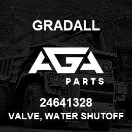 24641328 Gradall VALVE, WATER SHUTOFF | AGA Parts