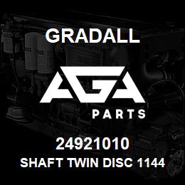 24921010 Gradall SHAFT TWIN DISC 1144 E | AGA Parts