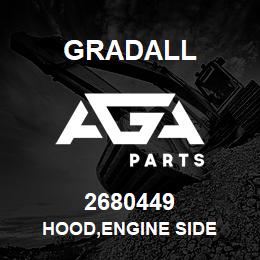 2680449 Gradall HOOD,ENGINE SIDE | AGA Parts