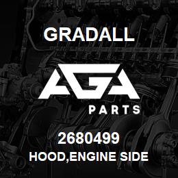 2680499 Gradall HOOD,ENGINE SIDE | AGA Parts