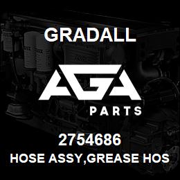 2754686 Gradall HOSE ASSY,GREASE HOSE | AGA Parts