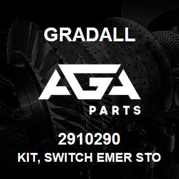 2910290 Gradall KIT, SWITCH EMER STOP REPLACE | AGA Parts