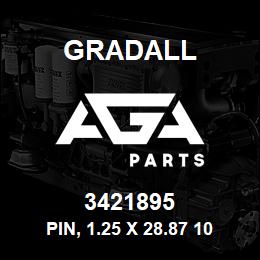 3421895 Gradall PIN, 1.25 X 28.87 1045 | AGA Parts