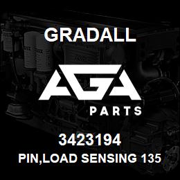 3423194 Gradall PIN,LOAD SENSING 1350/1200 | AGA Parts