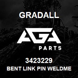 3423229 Gradall BENT LINK PIN WELDMENT | AGA Parts