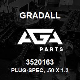 3520163 Gradall PLUG-SPEC, .50 X 1.38 X 1.75 | AGA Parts