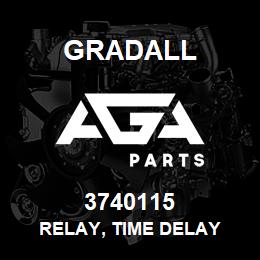 3740115 Gradall RELAY, TIME DELAY | AGA Parts