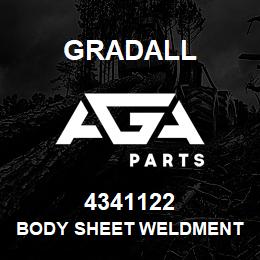 4341122 Gradall BODY SHEET WELDMENT | AGA Parts