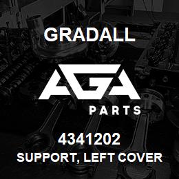 4341202 Gradall SUPPORT, LEFT COVER | AGA Parts