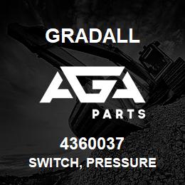 4360037 Gradall SWITCH, PRESSURE | AGA Parts