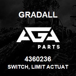 4360236 Gradall SWITCH, LIMIT ACTUATOR HEAD | AGA Parts