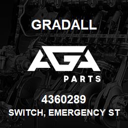 4360289 Gradall SWITCH, EMERGENCY STOP | AGA Parts