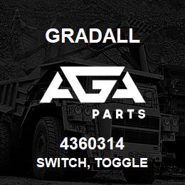 4360314 Gradall SWITCH, TOGGLE | AGA Parts