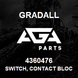 4360476 Gradall SWITCH, CONTACT BLOCK N.C. | AGA Parts