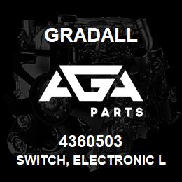 4360503 Gradall SWITCH, ELECTRONIC LEVEL | AGA Parts