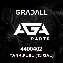 4400402 Gradall TANK,FUEL (13 GAL) | AGA Parts