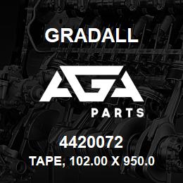 4420072 Gradall TAPE, 102.00 X 950.00 | AGA Parts