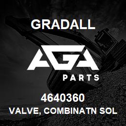 4640360 Gradall VALVE, COMBINATN SOLENOID DUMP | AGA Parts