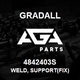 4842403S Gradall WELD, SUPPORT(FIX) | AGA Parts