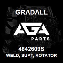 4842609S Gradall WELD, SUPT, ROTATOR | AGA Parts