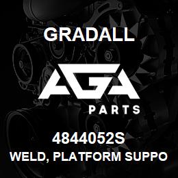 4844052S Gradall WELD, PLATFORM SUPPORT | AGA Parts