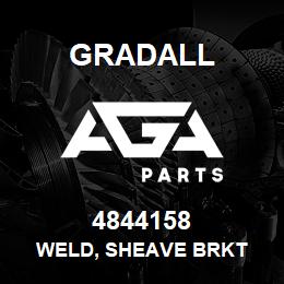 4844158 Gradall WELD, SHEAVE BRKT | AGA Parts