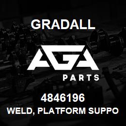 4846196 Gradall WELD, PLATFORM SUPPORT | AGA Parts