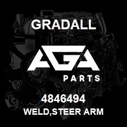 4846494 Gradall WELD,STEER ARM | AGA Parts