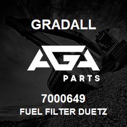 7000649 Gradall FUEL FILTER DUETZ | AGA Parts