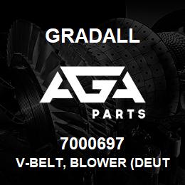 7000697 Gradall V-BELT, BLOWER (DEUTZ F3L912) | AGA Parts