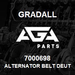 7000698 Gradall ALTERNATOR BELT DEUTZ | AGA Parts