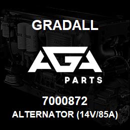 7000872 Gradall ALTERNATOR (14V/85A) | AGA Parts