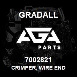 7002821 Gradall CRIMPER, WIRE END | AGA Parts