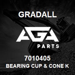 7010405 Gradall BEARING CUP & CONE KIT | AGA Parts