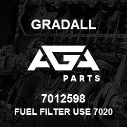 7012598 Gradall FUEL FILTER USE 7020023 | AGA Parts