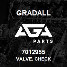 7012955 Gradall VALVE, CHECK | AGA Parts