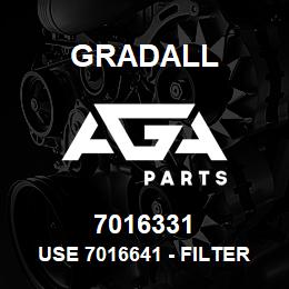 7016331 Gradall USE 7016641 - FILTER, OIL | AGA Parts