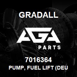 7016364 Gradall PUMP, FUEL LIFT (DEUTZ) | AGA Parts