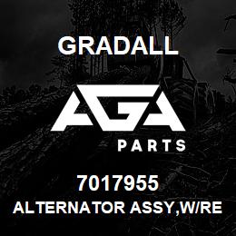 7017955 Gradall ALTERNATOR ASSY,W/REGULATOR | AGA Parts