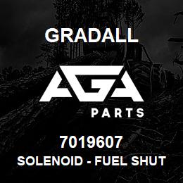 7019607 Gradall SOLENOID - FUEL SHUTDOWN (2ND) | AGA Parts