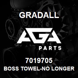 7019705 Gradall BOSS TOWEL-NO LONGER AVAILABLE | AGA Parts