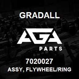 7020027 Gradall ASSY, FLYWHEEL/RING GEAR | AGA Parts