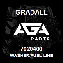 7020400 Gradall WASHER/FUEL LINE | AGA Parts