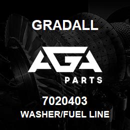 7020403 Gradall WASHER/FUEL LINE | AGA Parts