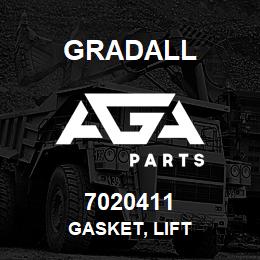 7020411 Gradall GASKET, LIFT | AGA Parts