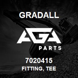 7020415 Gradall FITTING, TEE | AGA Parts